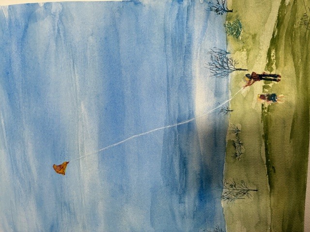 Kite Flying with Daddy by LINDA LARIAR