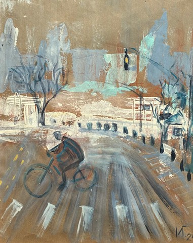 Brooklyn Downtown by IRINA GRINEVITSKY