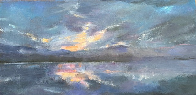Ashokan, Pink Afterglow by MYRA LOBEL