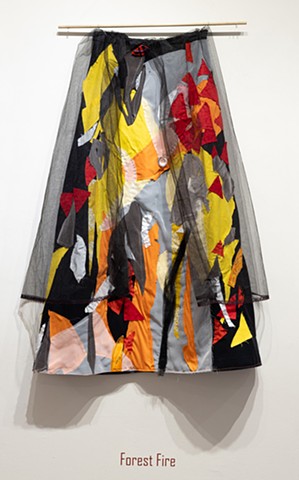 Fire Skirt by MARY McFERRAN