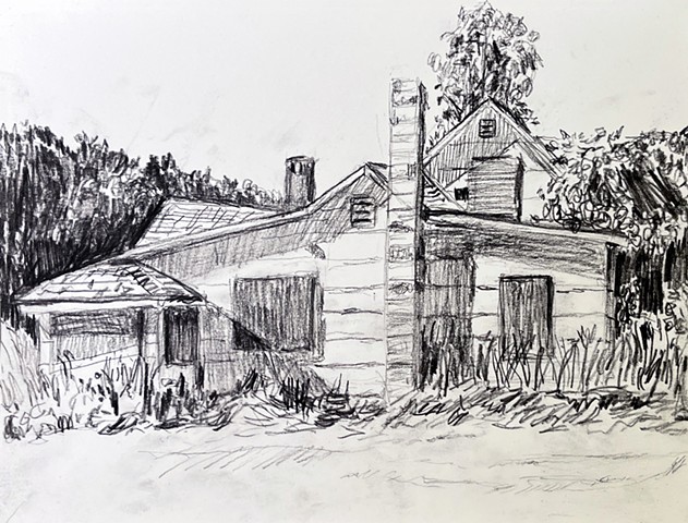 Doc Riser's Farmhouse  by GAIL FREUND