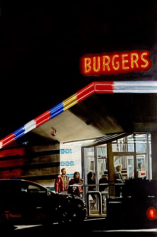 Late Night Burgers by RON MACKLIN