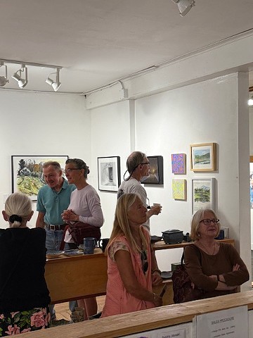 opening reception Photo: Deb Ruggerio