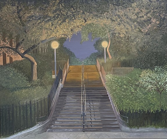 The Stairs at Pinehurst Avenue by ROBERT BUCKWALTER 