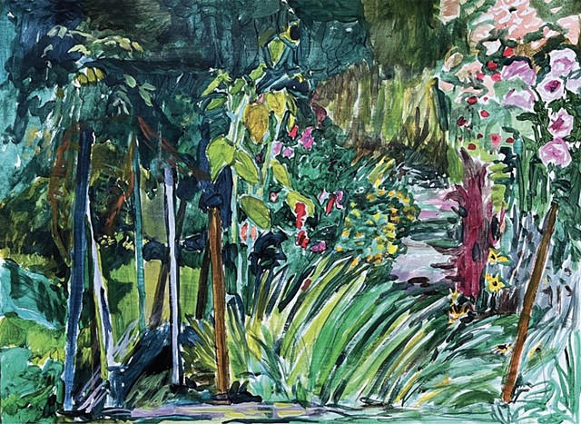 Michael's Garden Oct. 6 by GAIL FREUND