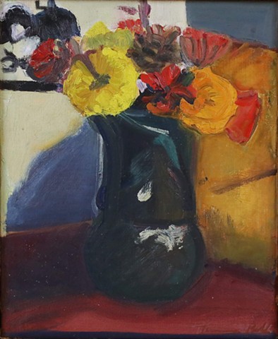 Bouquet, Marigolds and Zinnias by TEMMA BELL