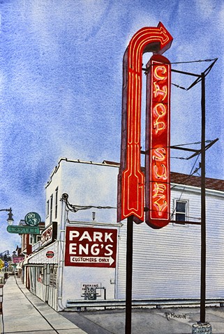 Chop Suey II (Kingston, NY) by RON MACKLIN