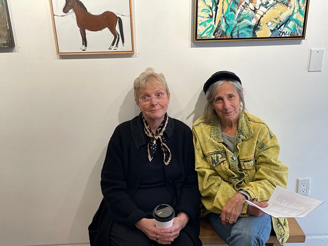 Louise Kalin and friend