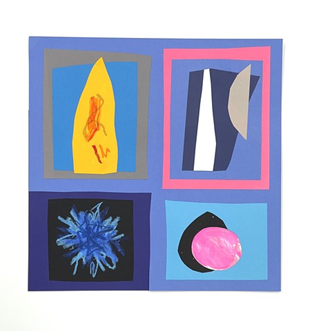 Blue Samples Origin by JOANNE BARHAM