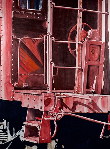 Train Ladder II by RON MACKLIN