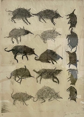 Monotype by GERDA van LEEUWEN