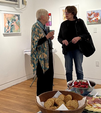Opening reception. Photo: Deb Ruggerio