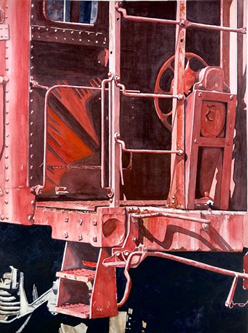 Train Ladder II by RON MACKLIN