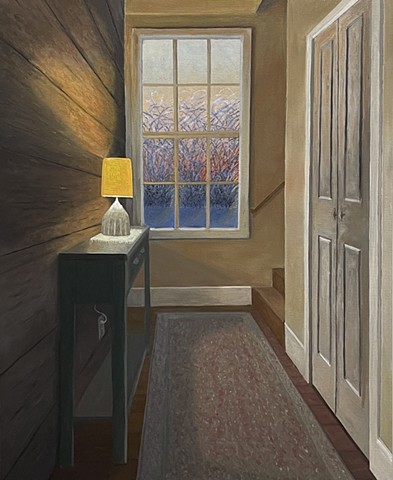 Hallway to the Stairs by ROBERT BUCKWALTER