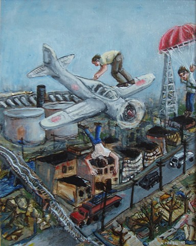 Free Fall Over Kyoto   by ALAN POWELL