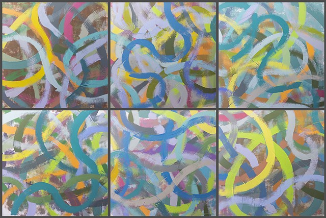 February Lines (grid) by SHEILA McMANUS