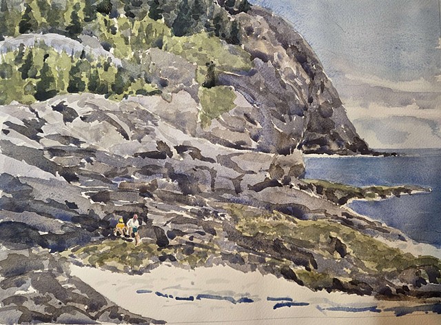 Monhegan Island, Atlantic Coast by RAY CURRAN