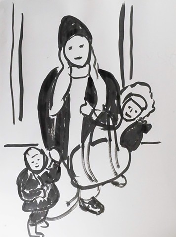 Lulu, Miles and Leland by TEMMA BELL