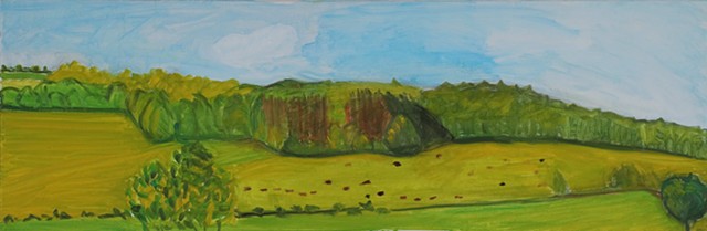 Cows in Middle Pasture by TEMMA BELL