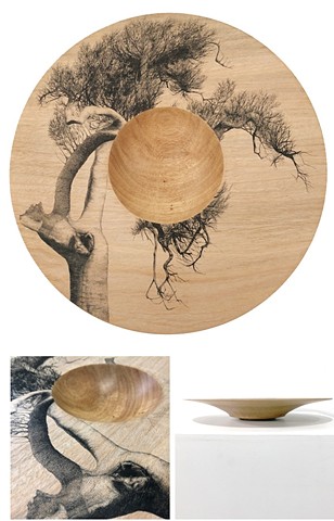 Wilderness Platter I (collaboration with Clive Kendrick)