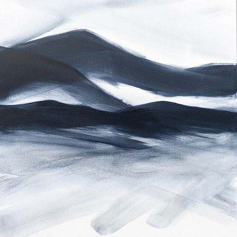 acrylic painting, landscape painting, walpole wilderness, coast, beach, dunes, waterline