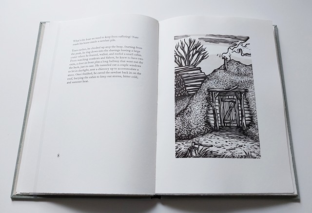 Cowboy Nute, pages 8 and 9