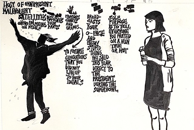 host of omnipresent satellites to humiliate you in front of everyone you want to impress