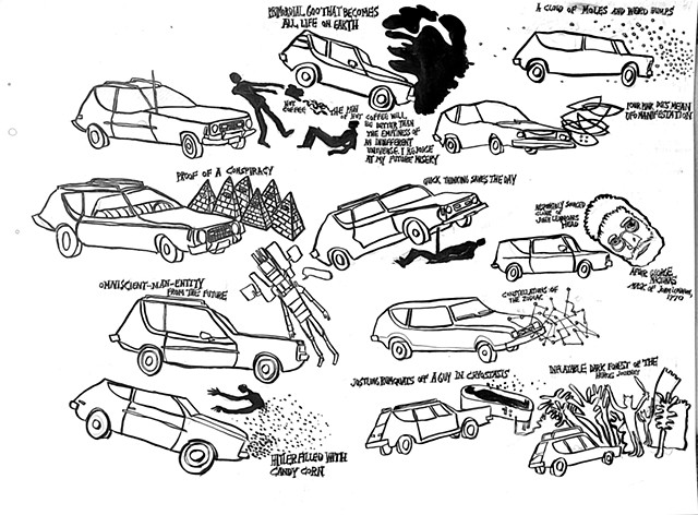 Drive my car into 12 mystery things