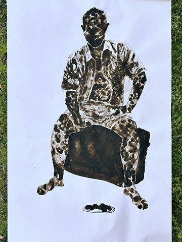 Man with black figs