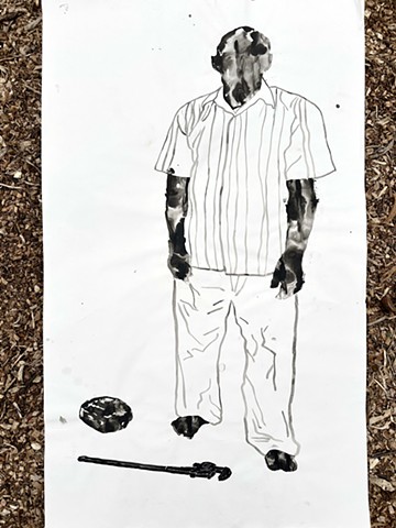 man with plumbers wrench and jicama