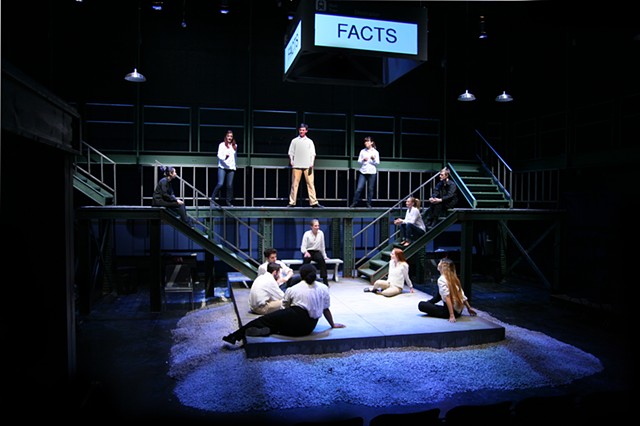 Love and Information - Grinnell College - scene design