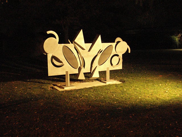 Night View: The Edge of the Channel, Doug Semivan

Commissioned by Madonna University, Livonia MI

fabrication: Robert Zahorsky