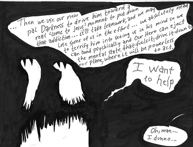 Envy the Dead, Uncompleted Graphic Novel Manuscript, Page 134