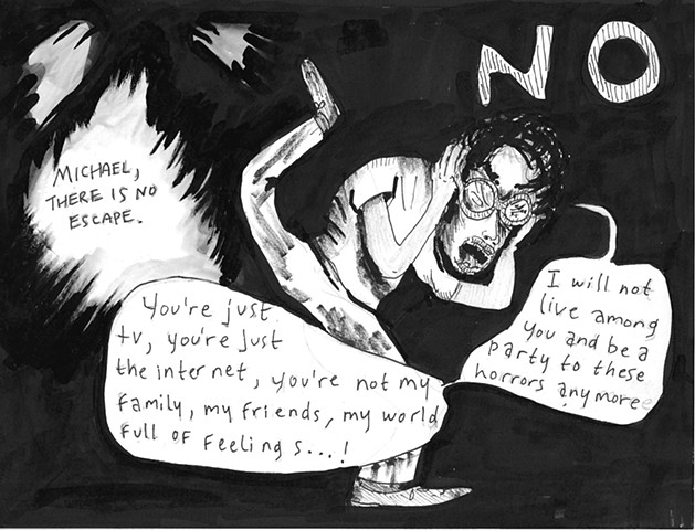 Envy the Dead, Uncompleted Graphic Novel Manuscript, Page 96