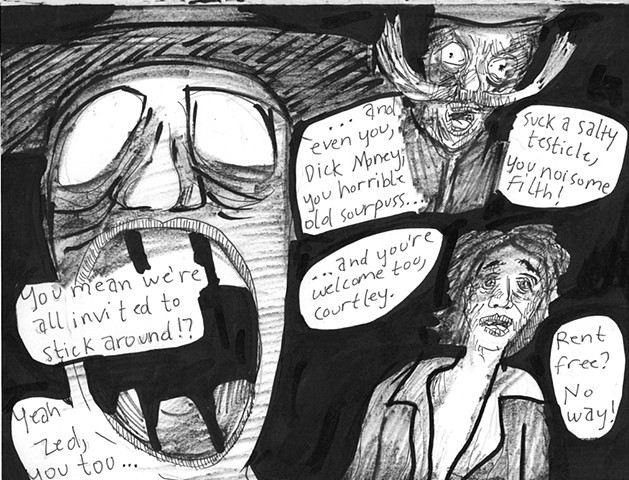Envy the Dead, Uncompleted Graphic Novel Manuscript, Page 115