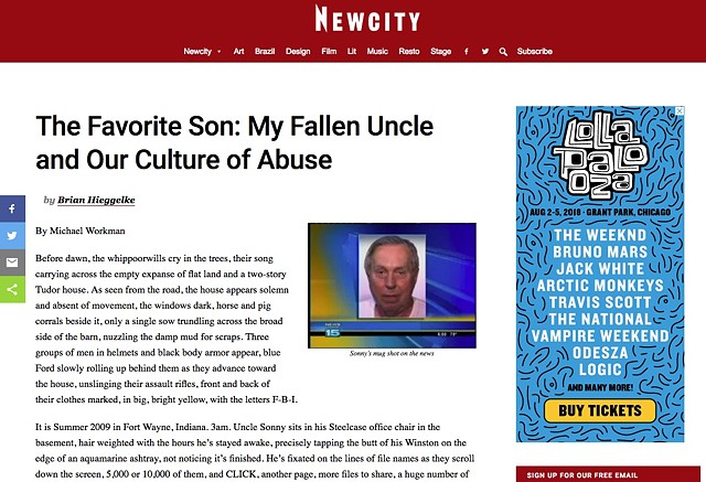 Newcity, Favorite Son, Page 1