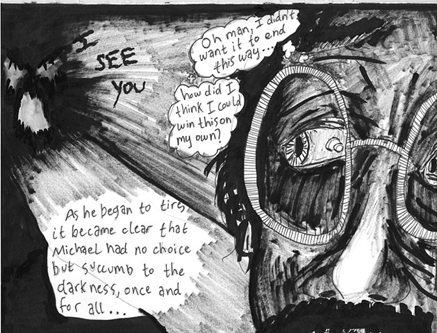 Envy the Dead, Uncompleted Graphic Novel Manuscript, Page 99