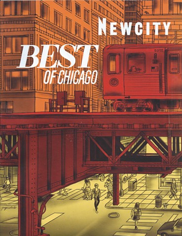 Feature on Reginald Gibbons, Newcity, Cover