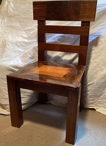 Walnut and Oak Chair - For my Father