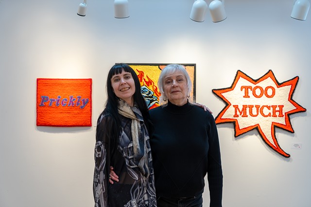 The artist and her daughter