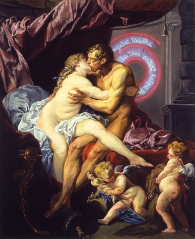 Hercules & Omphalo, Restored    