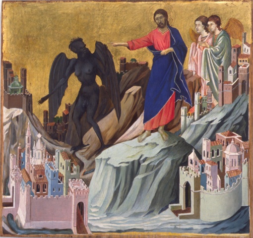 Temptation of Christ on the Mount, Restored    
