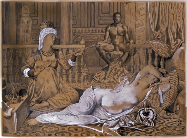 Odalisque with Slave, Restored, 2008