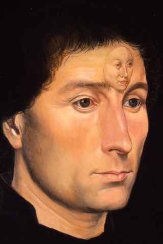 Portrait of Tommaso Portinari, Restored (Detail)