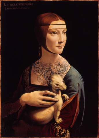 Lady with an Ermine, Restored   