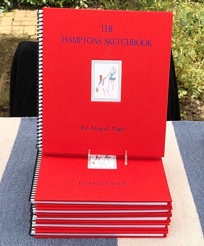 I self published a sketch book of " The Hamptons " It was a fun project LIMITED EDITION