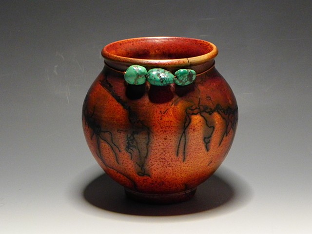 Smudgepot with Turquoise