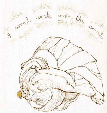 a snail painting. artwork by betsy heistand jones. illustration betsy s jones cooper union