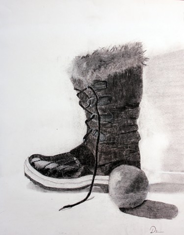 6. Beginning Drawing 
Homework Assignment- Full Value Still Life
Student Work