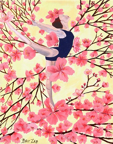 Brilliant ballerina 20” x 30” print